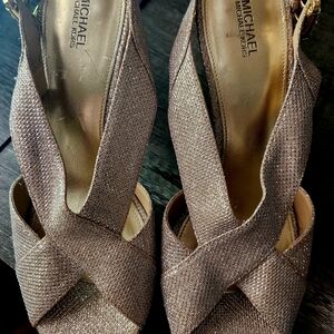 Michael Kors Women's Metallic Heeled Sandals